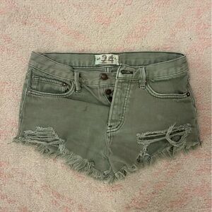 Free people Jean shorts